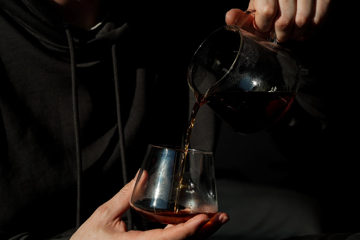 Graycano Filter Kaffee Zubereitung Glas